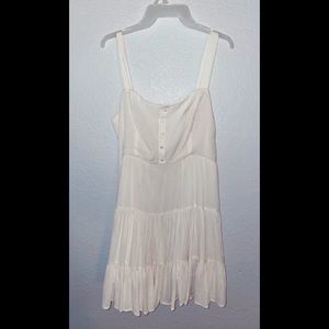 Summery, White, Flowy Dress